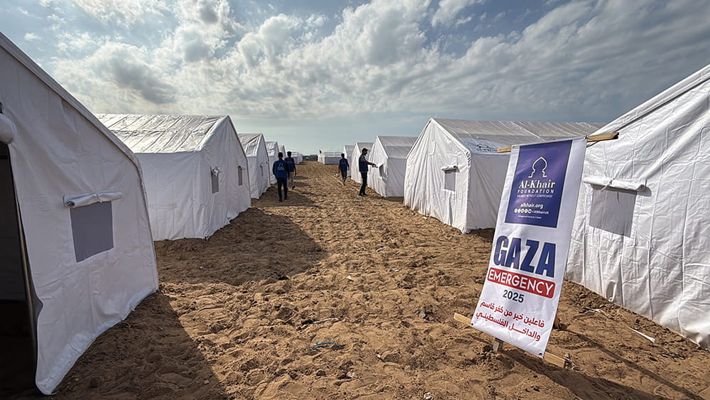 Tents of Goodness.. Standing Firm Against the Cold and Storms