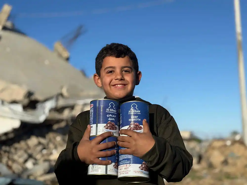 When Meat Cans Reached Gaza.. When Food Arrived with Joy
