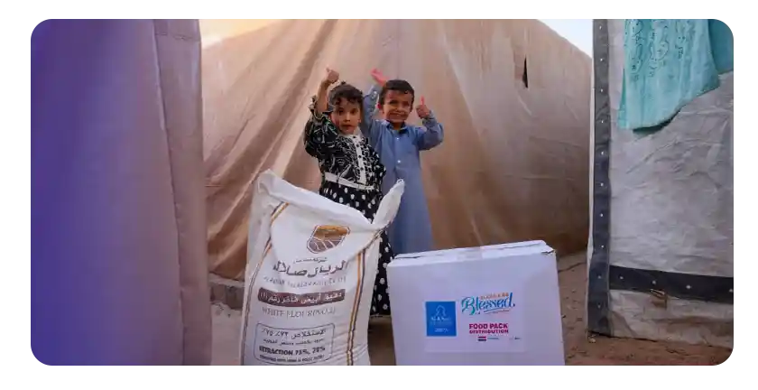 مساعدات غذائية للأسر الأشد حاجة في محافظة الحديدة